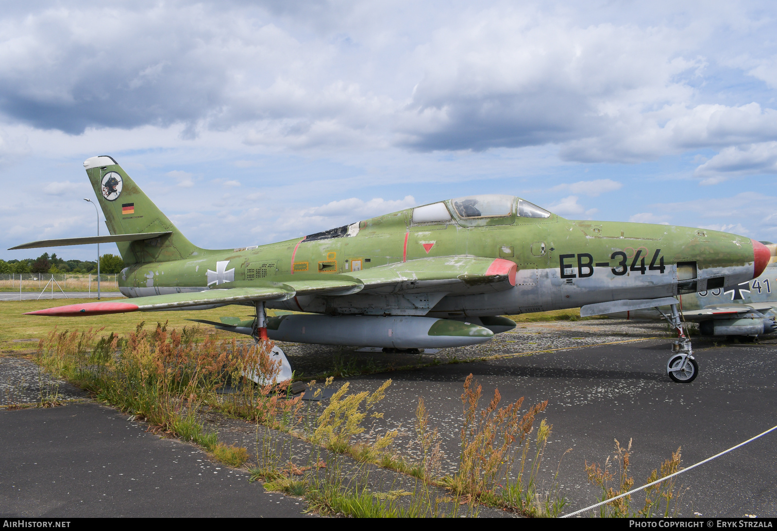 Aircraft Photo of EB-344 | Republic RF-84F Thunderflash | Germany - Air Force | AirHistory.net #743251