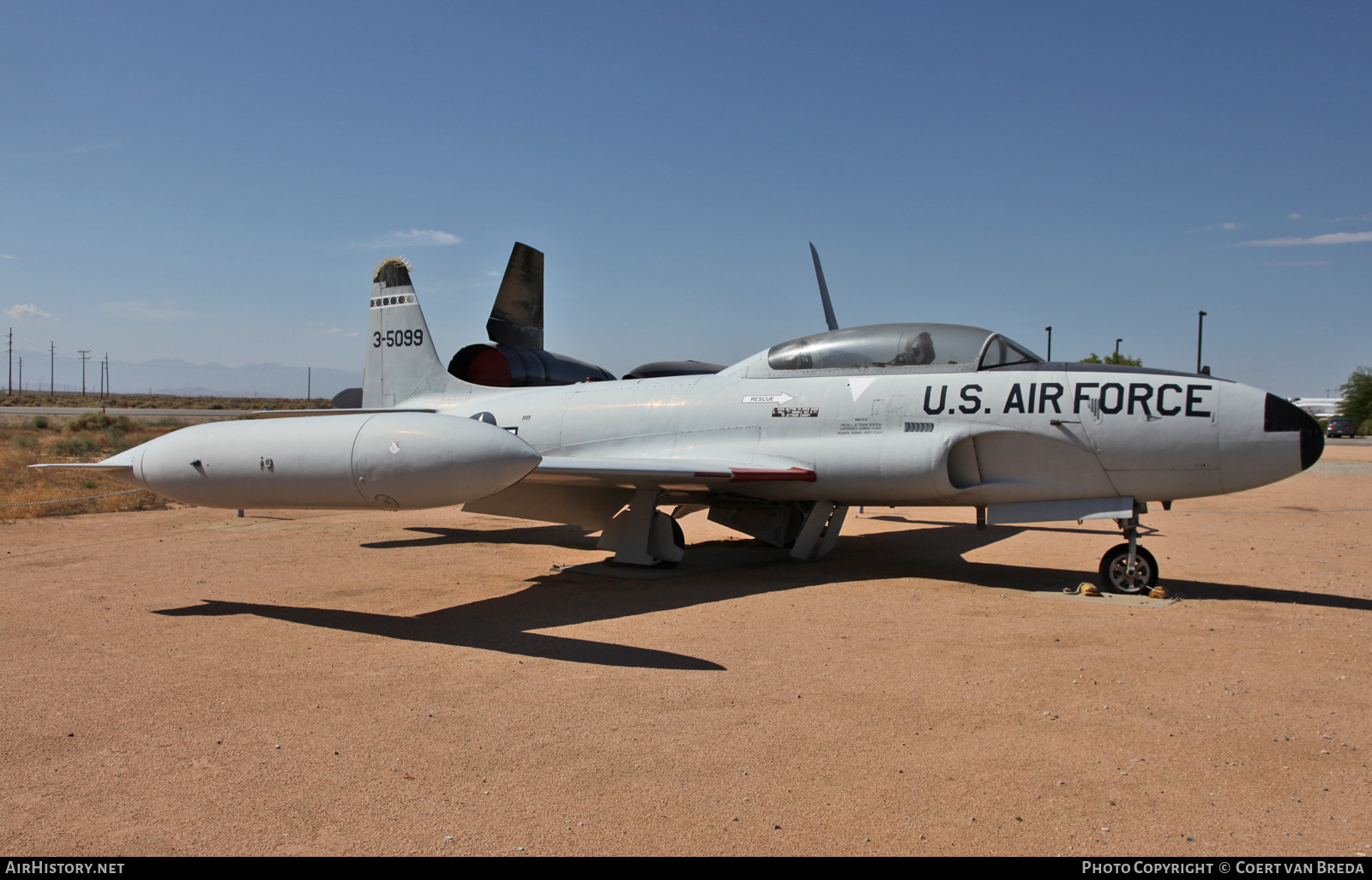 Aircraft Photo of 53-5099 / 3-5099 | Lockheed T-33A | USA - Air Force | AirHistory.net #743271