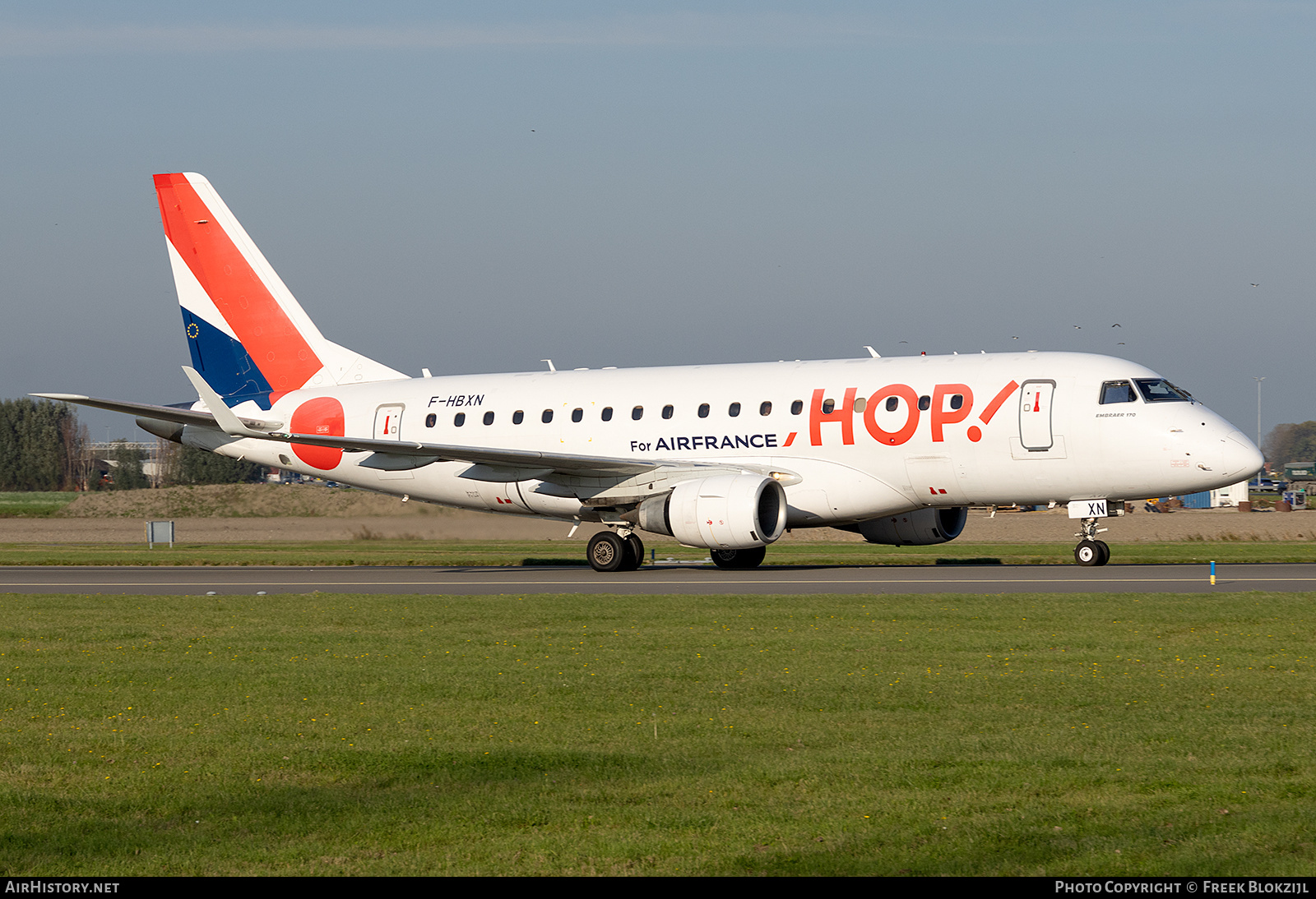 Aircraft Photo of F-HBXN | Embraer 170STD (ERJ-170-100STD) | Hop! | AirHistory.net #743311