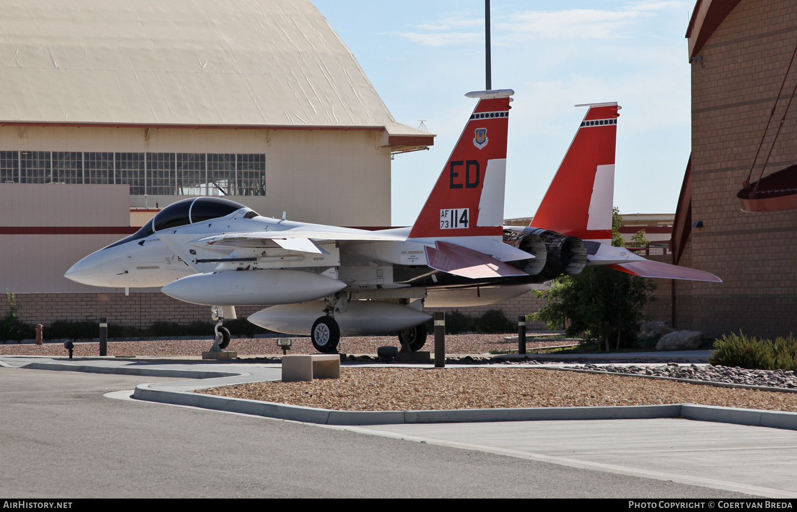 Aircraft Photo of 73-0114 / AF73-114 | McDonnell Douglas F-15B Eagle | USA - Air Force | AirHistory.net #743369