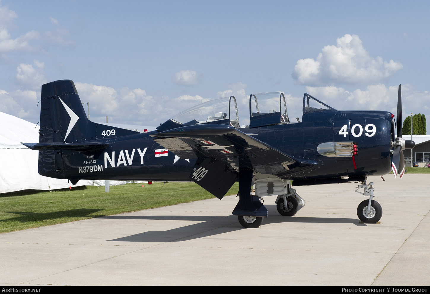 Aircraft Photo of N379DM / 51-7812 | North American T-28S Fennec | USA - Navy | AirHistory.net #743417