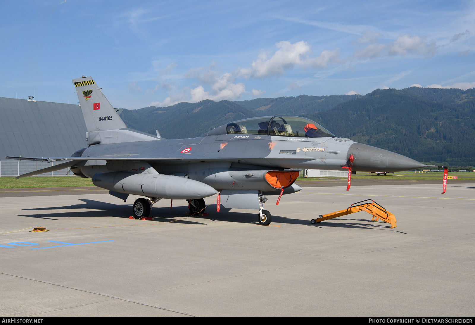 Aircraft Photo of 94-0105 | General Dynamics F-16D Fighting Falcon | Turkey - Air Force | AirHistory.net #743438
