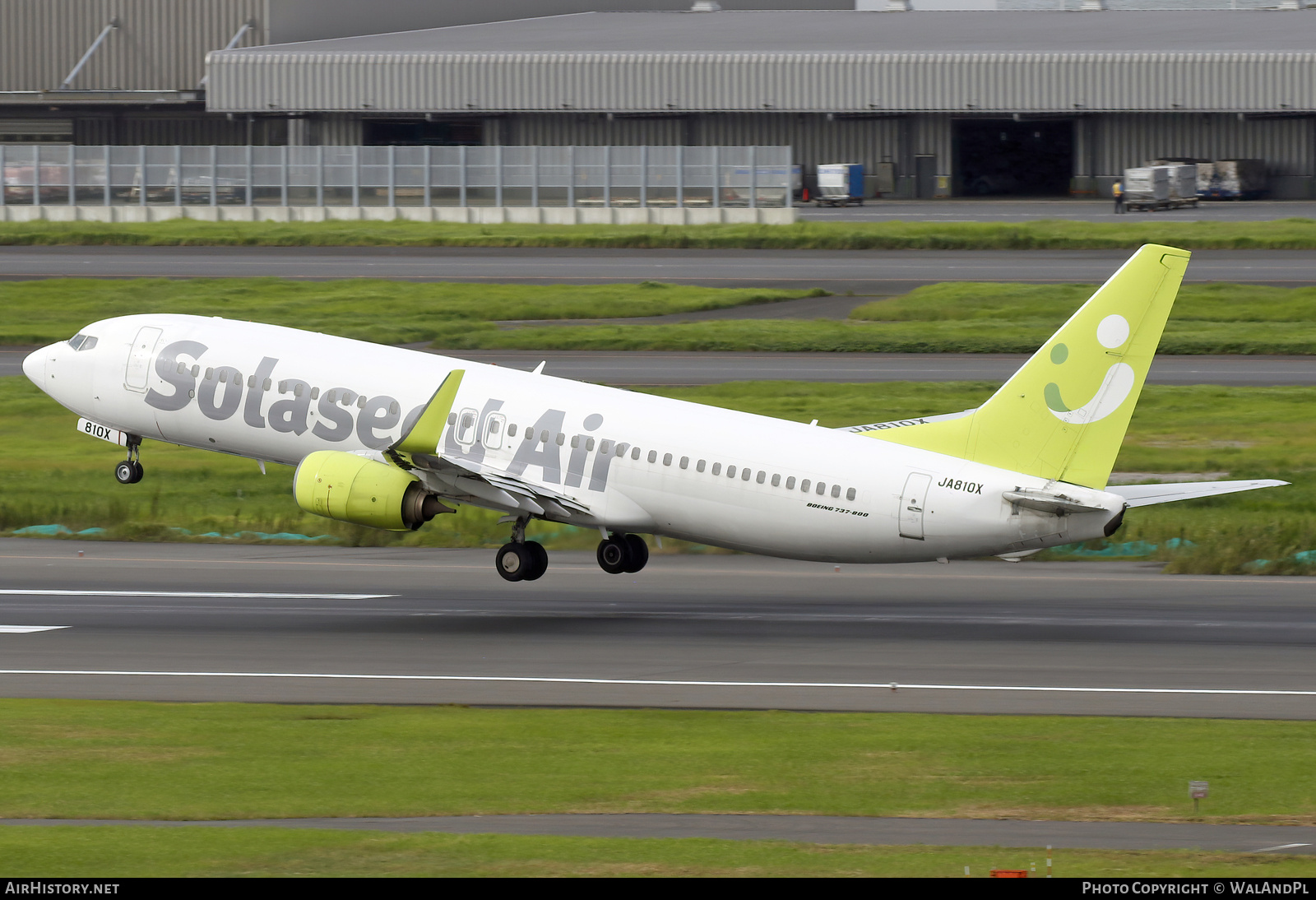 Aircraft Photo of JA810X | Boeing 737-86N | Solaseed Air | AirHistory.net #743473