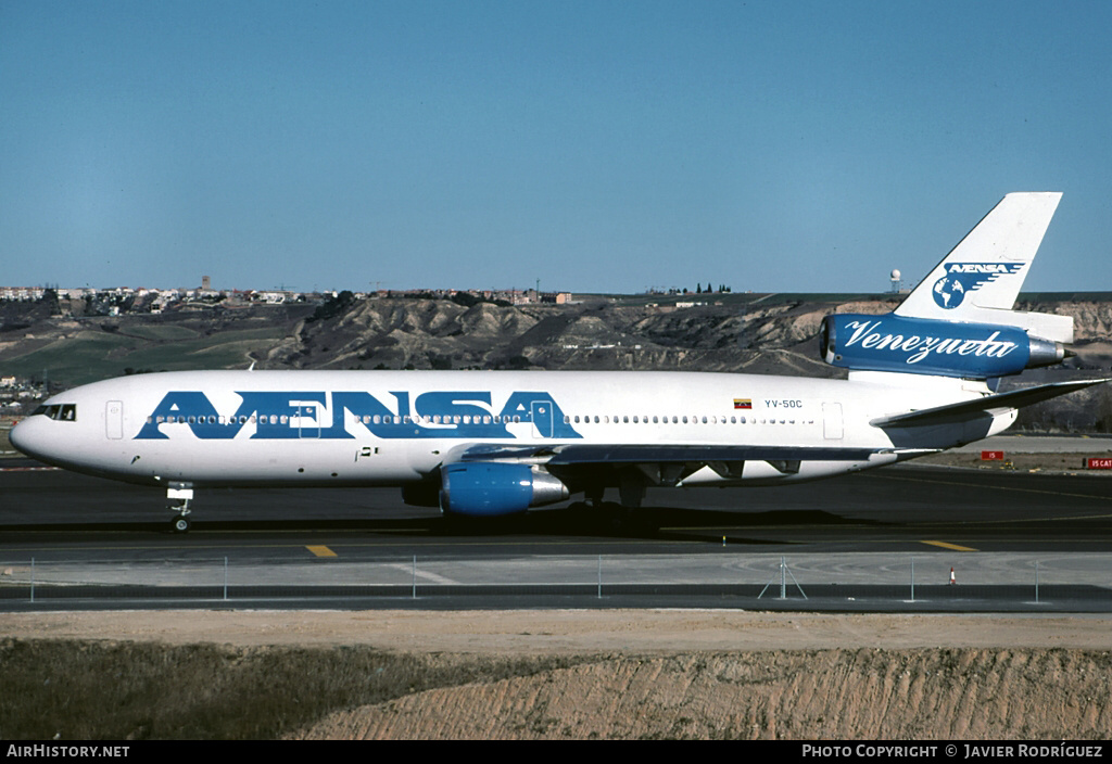 Aircraft Photo of YV-50C | McDonnell Douglas DC-10-30 | Avensa - Aerovías Venezolanas | AirHistory.net #743487