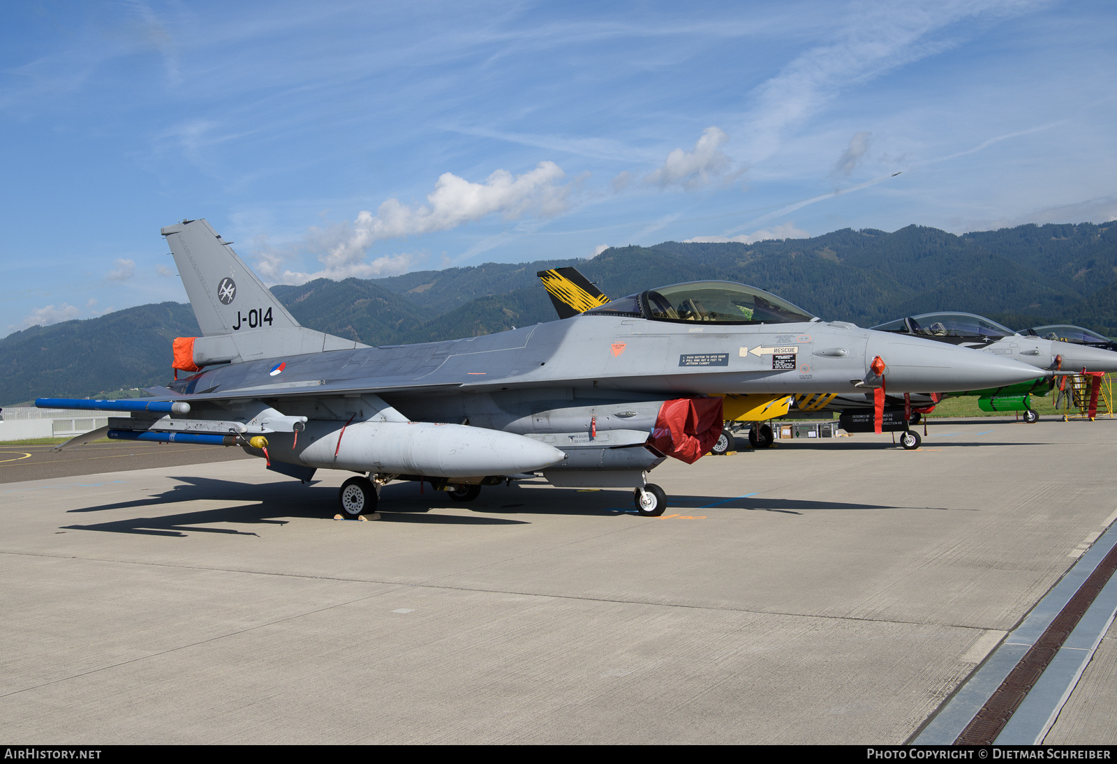 Aircraft Photo of J-014 | General Dynamics F-16A Fighting Falcon | Netherlands - Air Force | AirHistory.net #743501