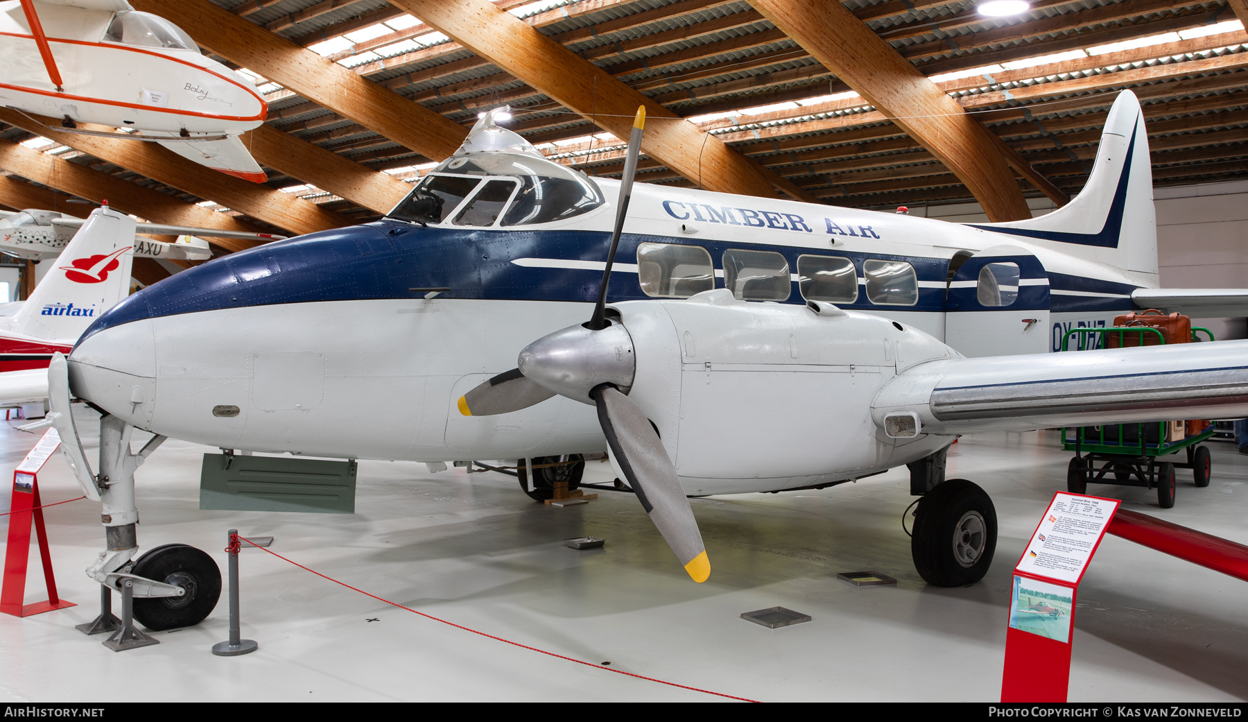 Aircraft Photo of OY-DHZ | De Havilland D.H. 104 Dove 6 | Cimber Air | AirHistory.net #743512