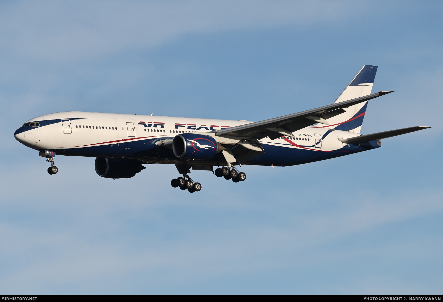 Aircraft Photo of 5N-BVE | Boeing 777-21H/ER | Air Peace | AirHistory.net #743522