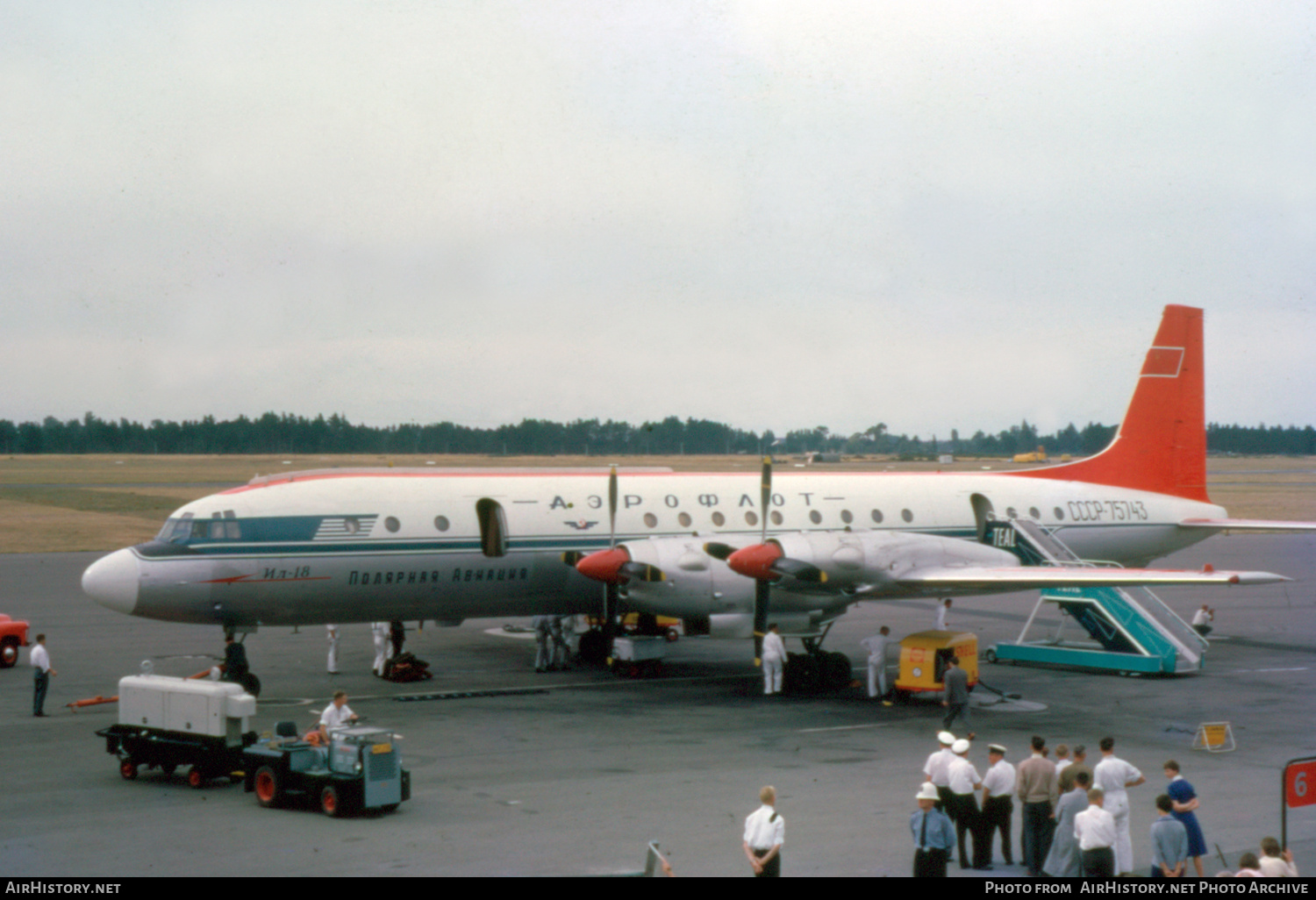 Aircraft Photo of CCCP-75743 | Ilyushin Il-18V-26A | Aeroflot | AirHistory.net #743533
