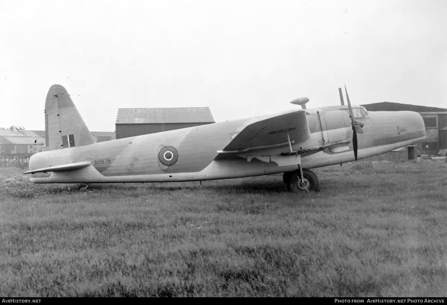 Aircraft Photo of N2875 | Vickers Wellington C.16 | UK - Air Force | AirHistory.net #743540