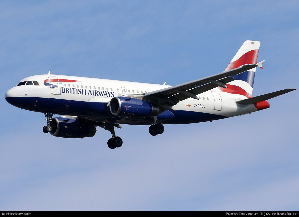 Aircraft Photo of G-DBCC | Airbus A319-131 | British Airways | AirHistory.net #743553