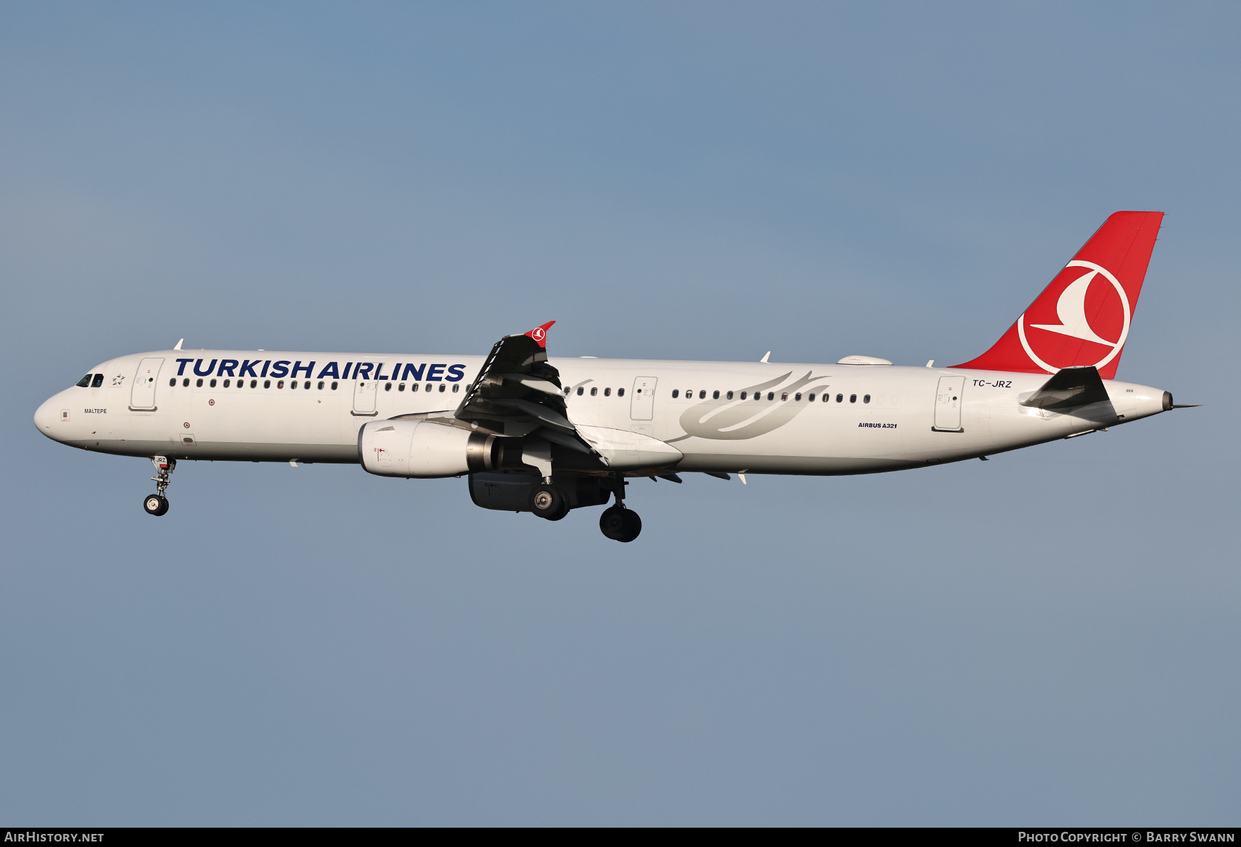Aircraft Photo of TC-JRZ | Airbus A321-231 | Turkish Airlines | AirHistory.net #743555