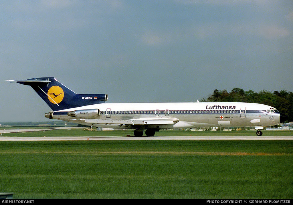 Aircraft Photo of D-ABKD | Boeing 727-230/Adv | Lufthansa | AirHistory.net #743591