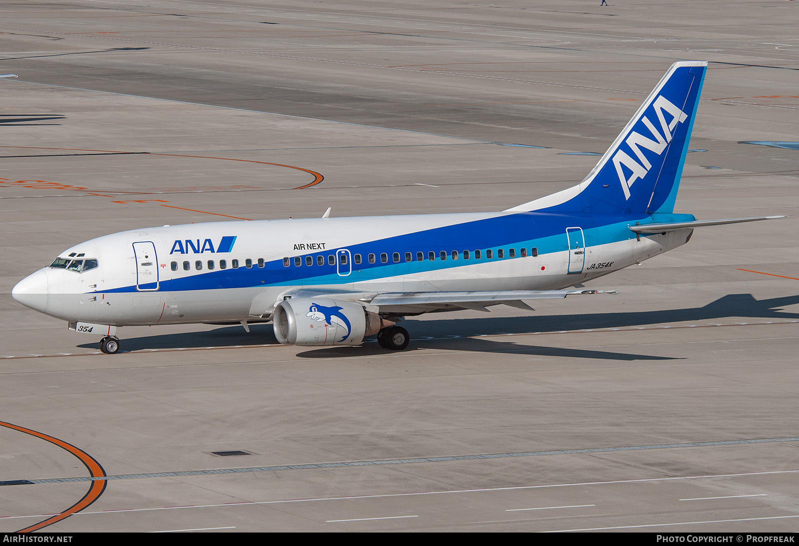 Aircraft Photo of JA354K | Boeing 737-5Y0 | All Nippon Airways - ANA | AirHistory.net #743641