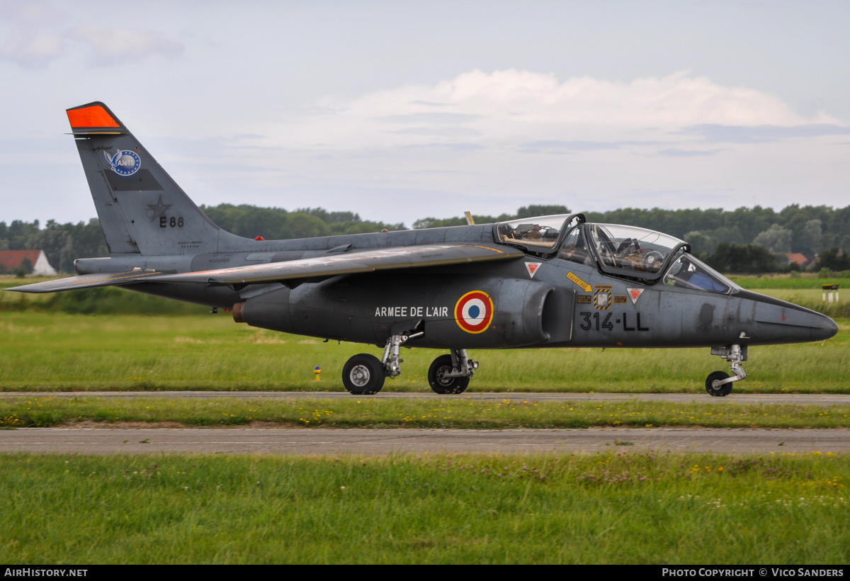 Aircraft Photo of E88 | Dassault-Dornier Alpha Jet E | France - Air Force | AirHistory.net #743644