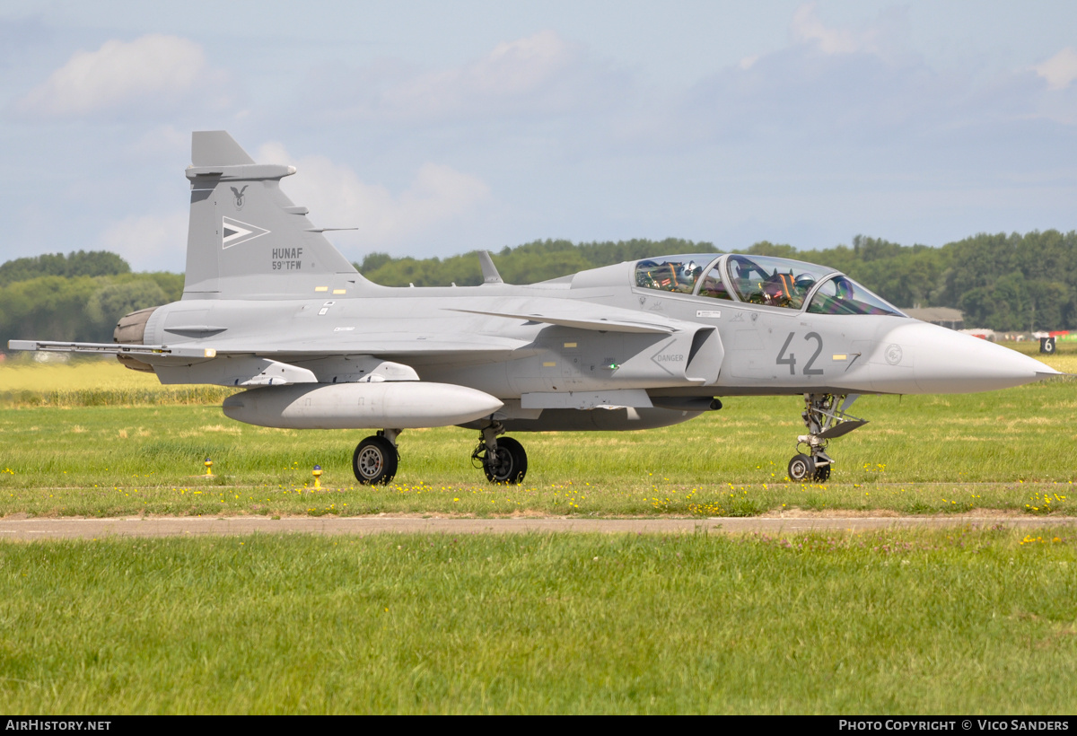 Aircraft Photo of 42 | Saab JAS 39D Gripen | Hungary - Air Force | AirHistory.net #743656