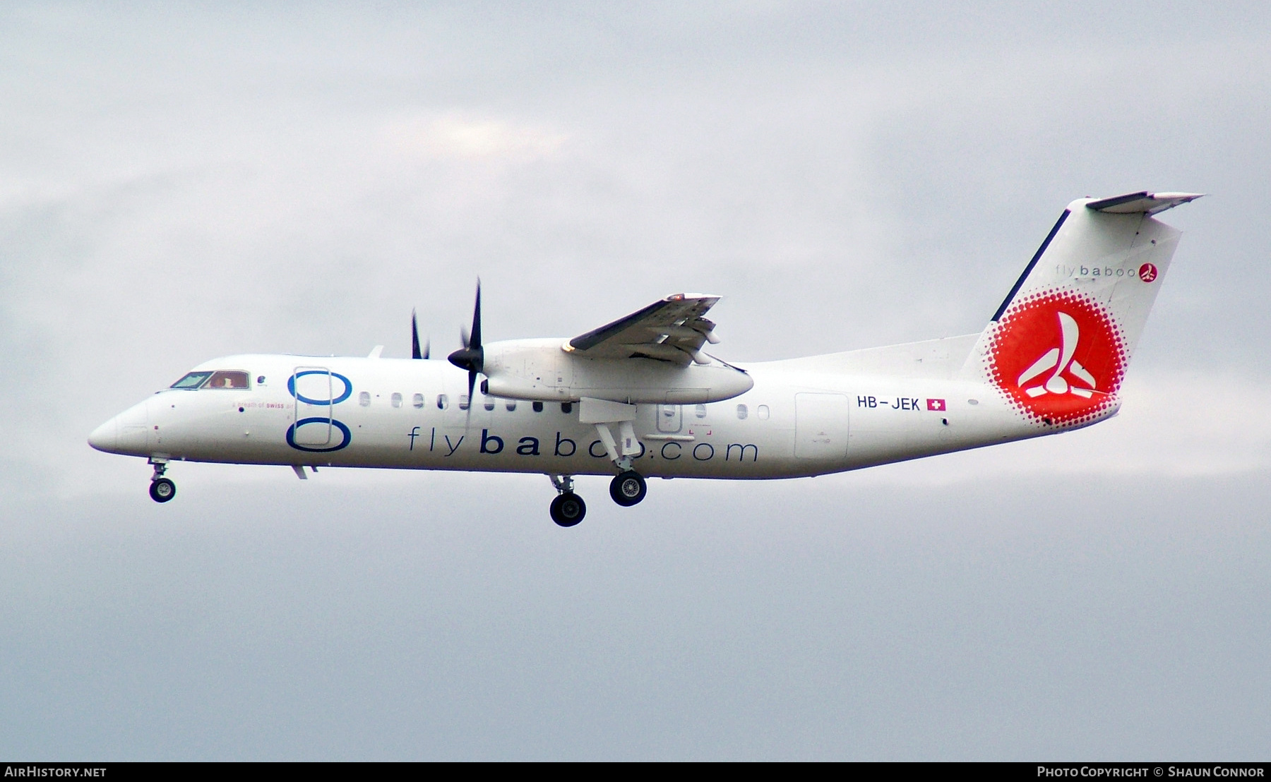 Aircraft Photo of HB-JEK | Bombardier DHC-8-315Q Dash 8 | Flybaboo | AirHistory.net #743668