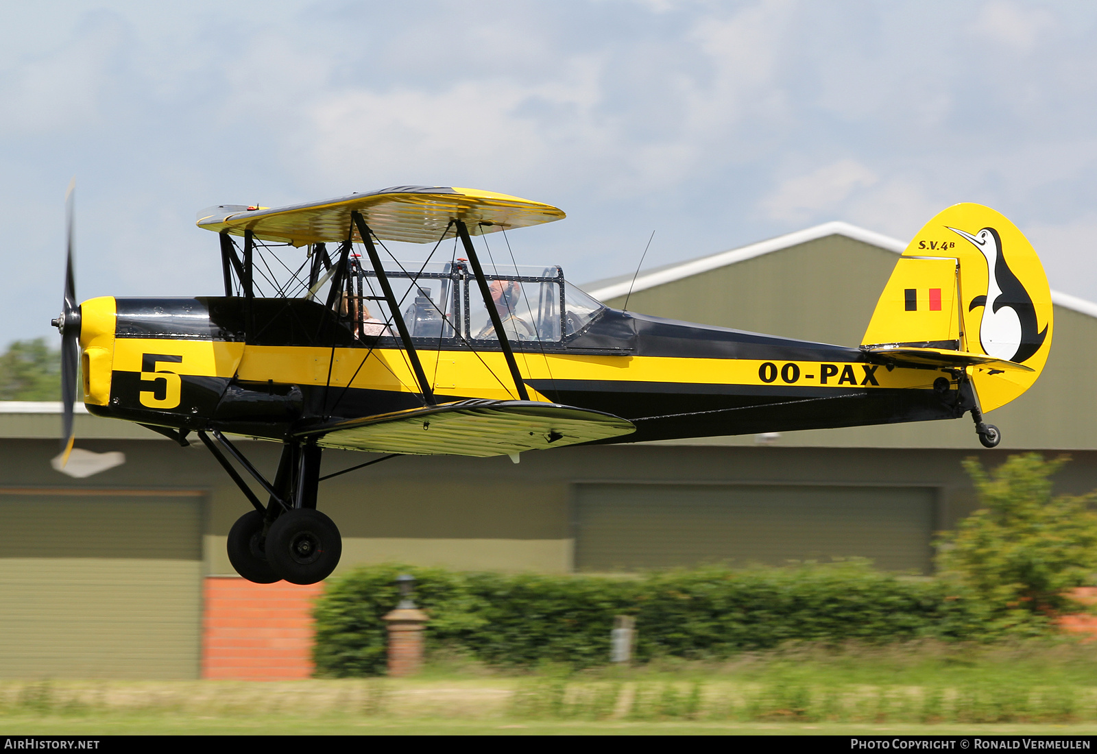 Aircraft Photo of OO-PAX | Stampe-Vertongen SV-4B | AirHistory.net #743686