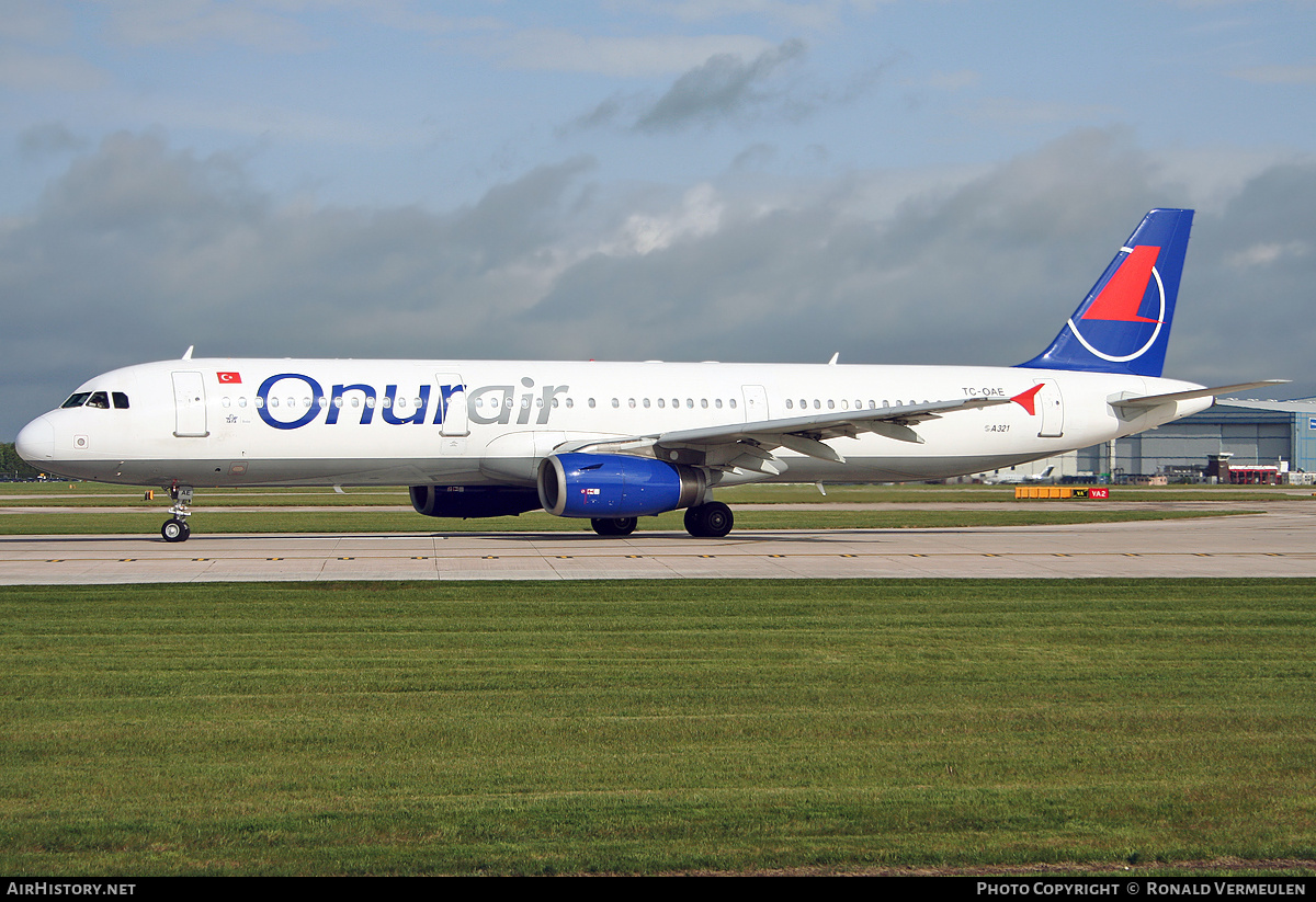 Aircraft Photo of TC-OAE | Airbus A321-231 | Onur Air | AirHistory.net #743699