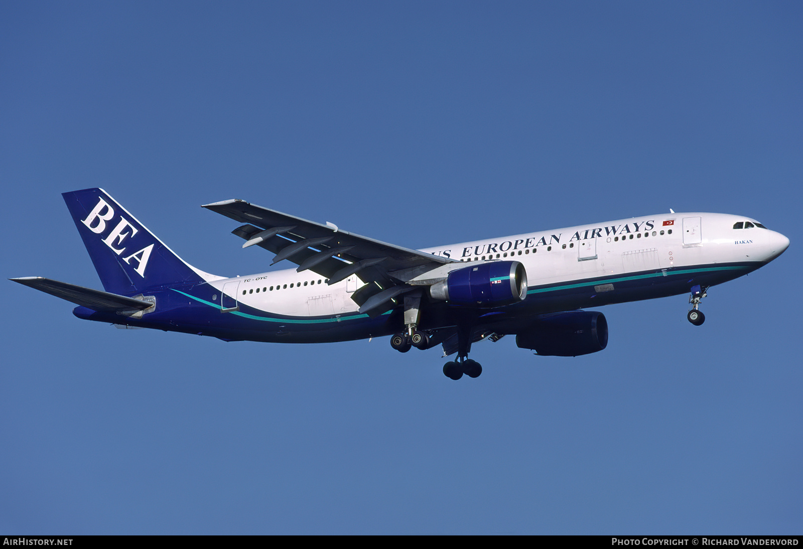 Aircraft Photo of TC-OYC | Airbus A300B4-120 | Bosphorus European Airways - BEA | AirHistory.net #743712