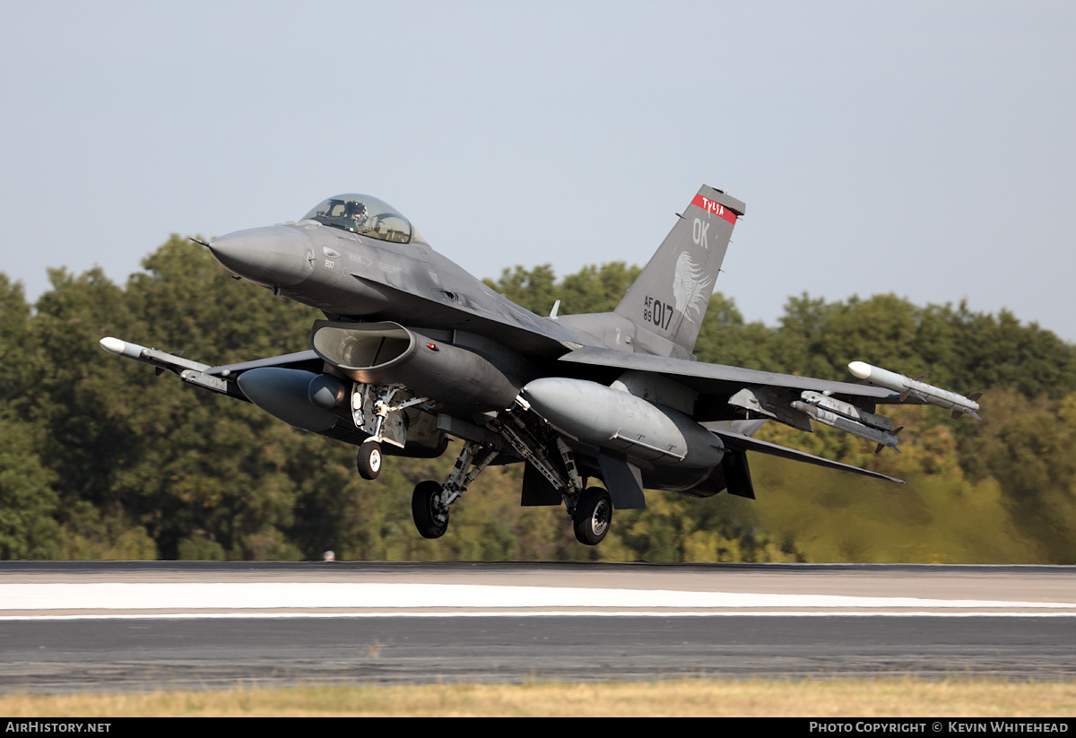 Aircraft Photo of 89-2017 / AF89-017 | General Dynamics F-16CM Fighting Falcon | USA - Air Force | AirHistory.net #743751