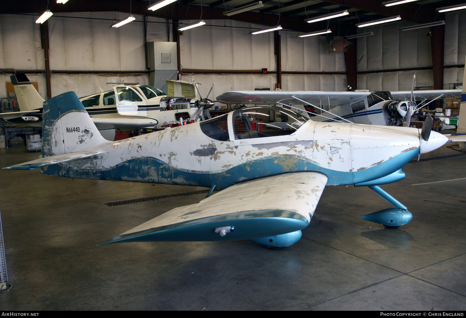 Aircraft Photo of N6644D | Van's RV-6A | AirHistory.net #743752