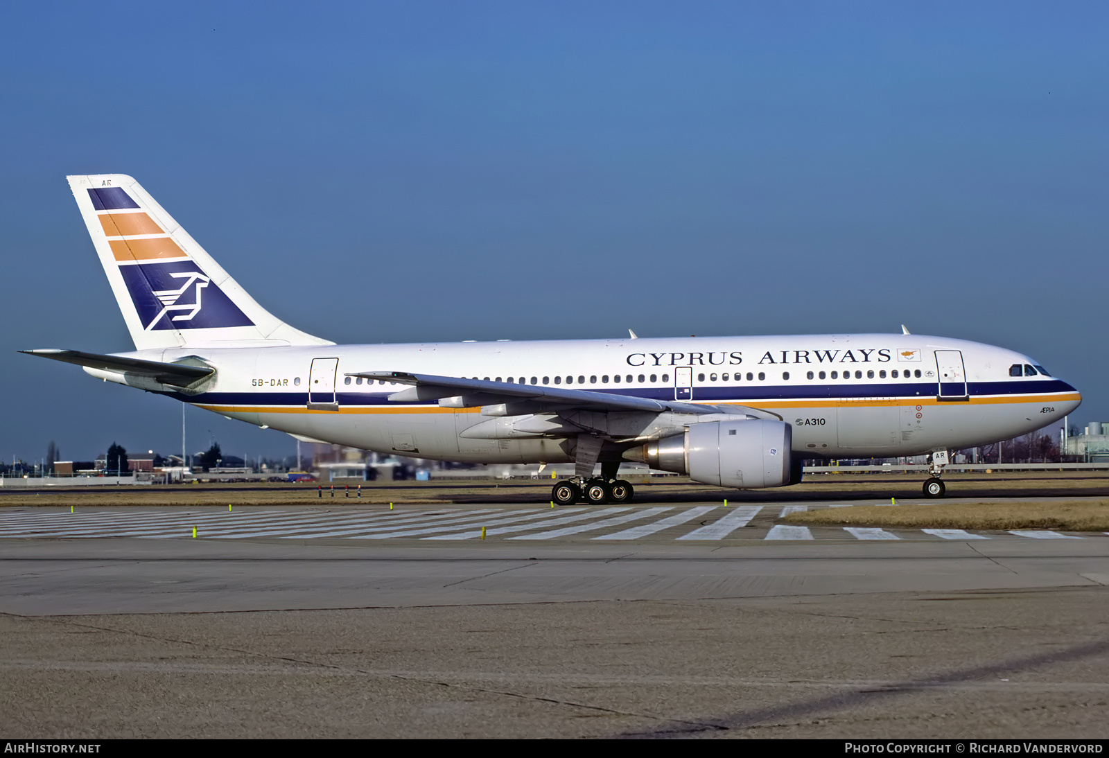 Aircraft Photo of 5B-DAR | Airbus A310-203 | Cyprus Airways | AirHistory.net #743754
