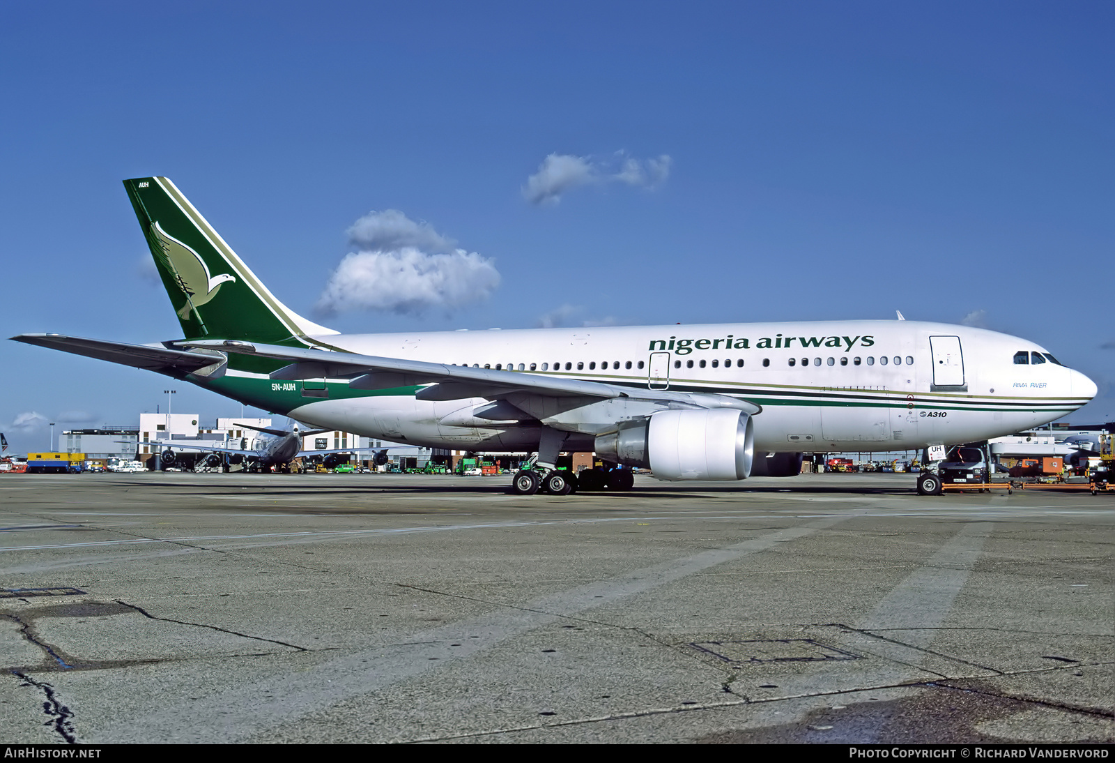 Aircraft Photo of 5N-AUH | Airbus A310-222 | Nigeria Airways | AirHistory.net #743768