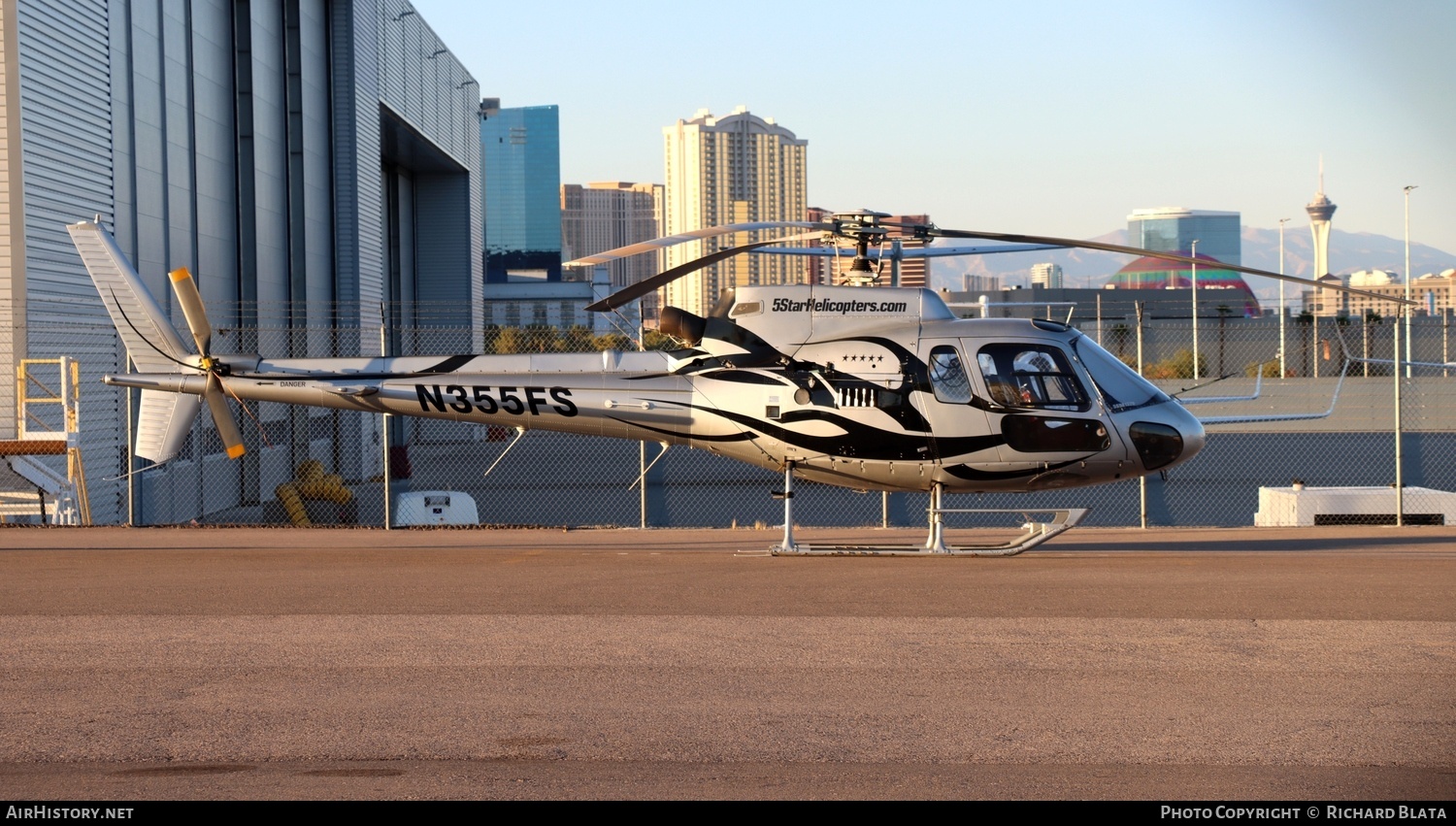 Aircraft Photo of N355FS | Aerospatiale AS-350B-2 Ecureuil | 5 Star Helicopters | AirHistory.net #743777