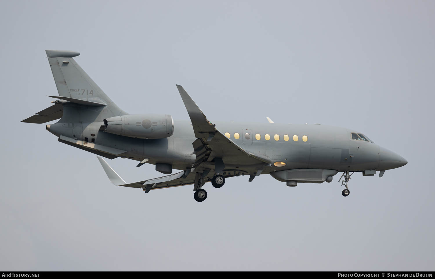 Aircraft Photo of 13-714 | Dassault Falcon 2000S Baekdu | South Korea - Air Force | AirHistory.net #743786