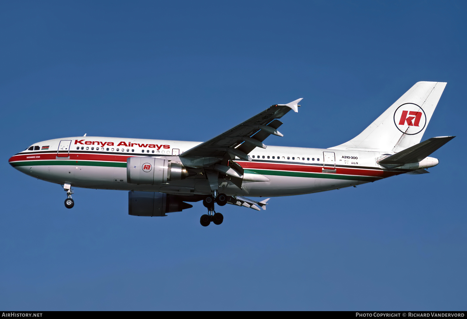 Aircraft Photo of 5Y-BEN | Airbus A310-304 | Kenya Airways | AirHistory.net #743796