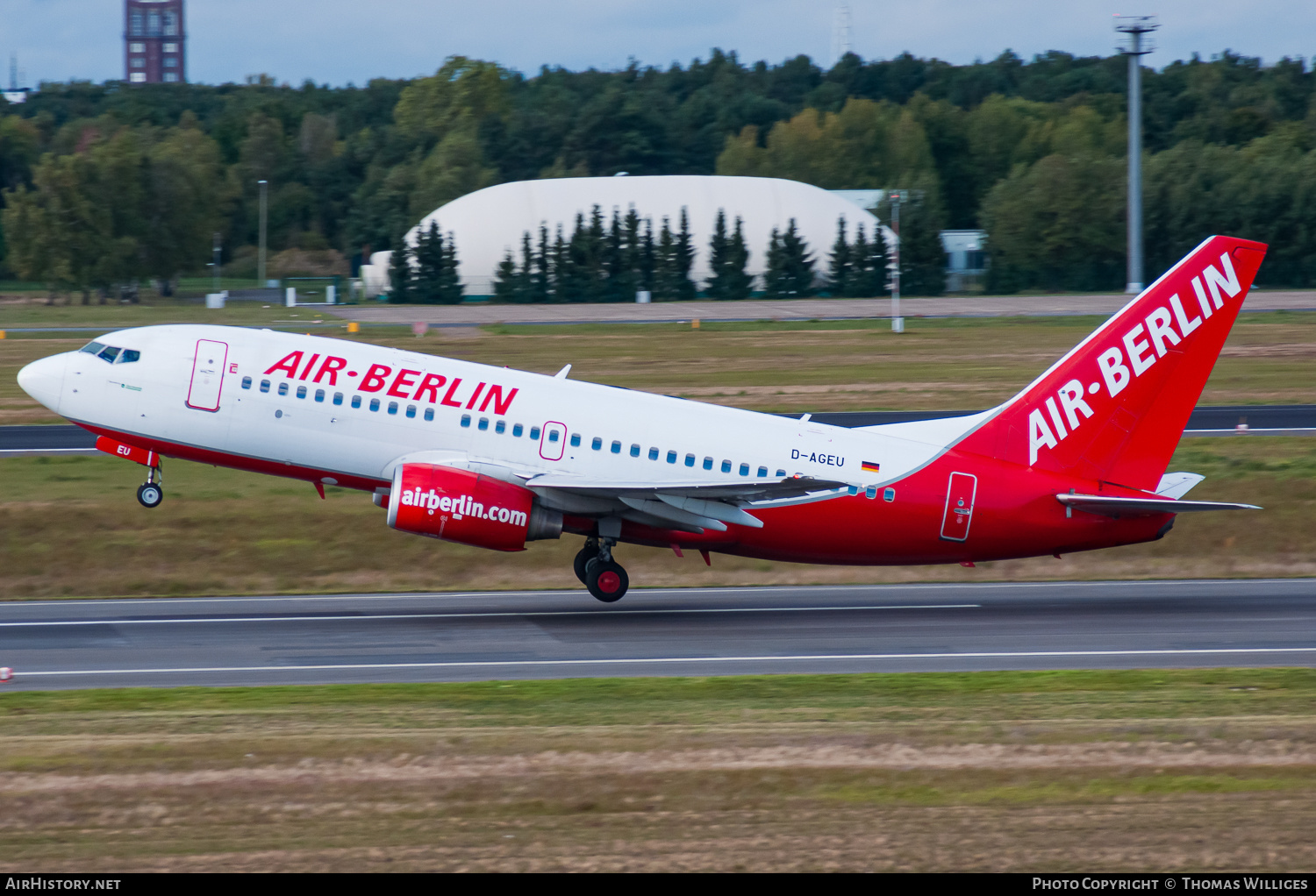 Aircraft Photo of D-AGEU | Boeing 737-75B | Air Berlin | AirHistory.net #743802