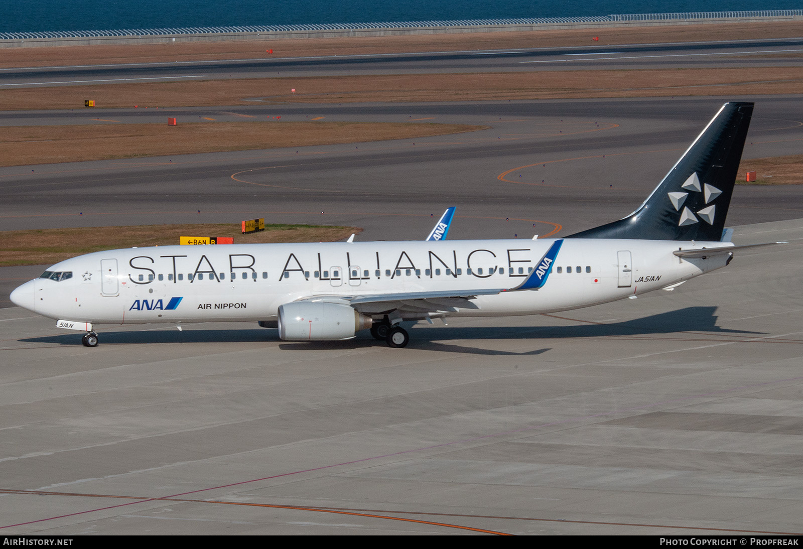 Aircraft Photo of JA51AN | Boeing 737-881 | All Nippon Airways - ANA | AirHistory.net #743813