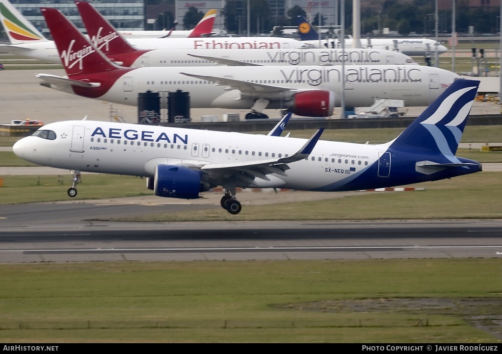 Aircraft Photo of SX-NEQ | Airbus A320-271N | Aegean Airlines | AirHistory.net #743829
