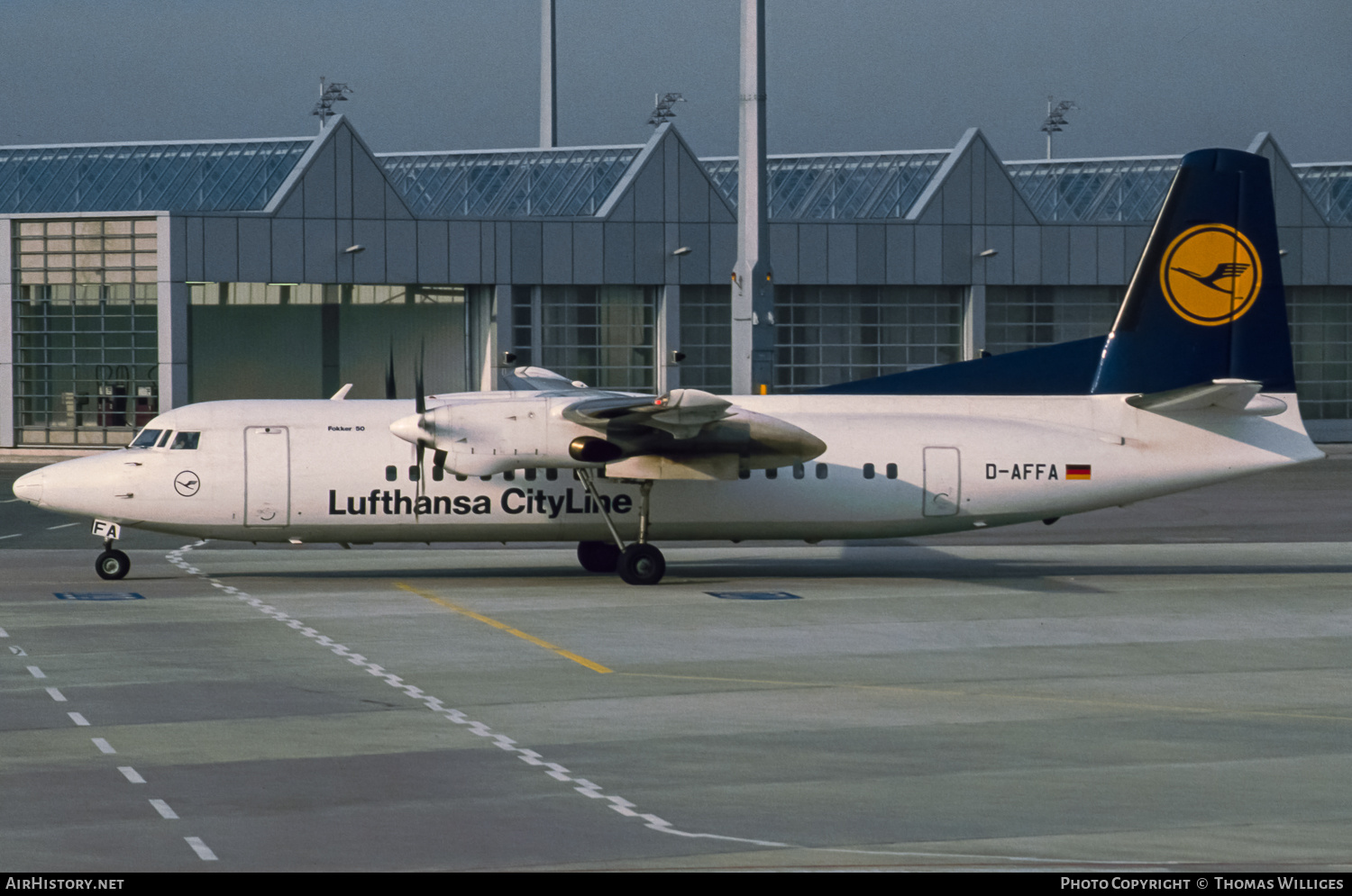Aircraft Photo of D-AFFA | Fokker 50 | Lufthansa | AirHistory.net #743834
