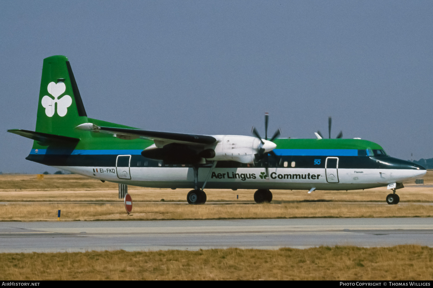 Aircraft Photo of EI-FKD | Fokker 50 | Aer Lingus Commuter | AirHistory.net #743835
