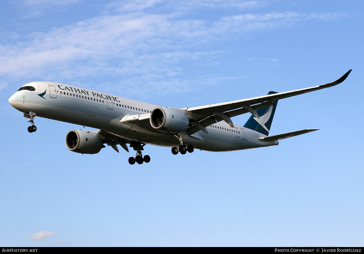 Aircraft Photo of B-LQF | Airbus A350-1041 | Cathay Pacific Airways | AirHistory.net #743839