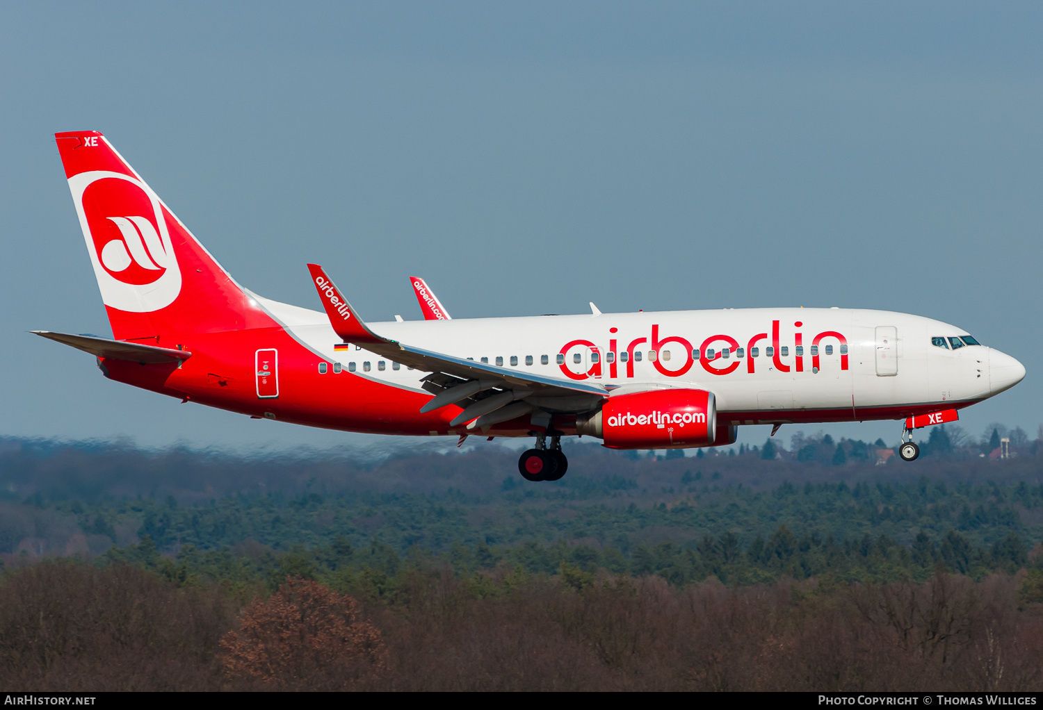 Aircraft Photo of D-AHXE | Boeing 737-7K5 | Air Berlin | AirHistory.net #743853