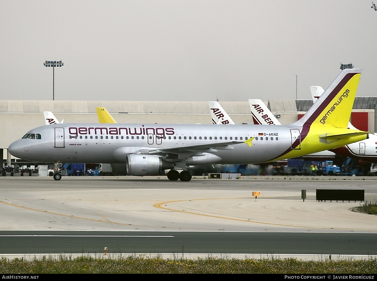 Aircraft Photo of D-AKNZ | Airbus A320-212 | Germanwings | AirHistory.net #743870