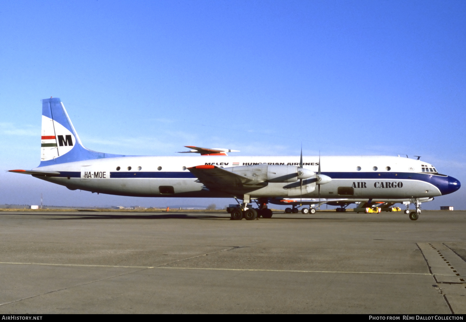 Aircraft Photo of HA-MOE | Ilyushin Il-18V | Malév - Hungarian Airlines Air Cargo | AirHistory.net #743899