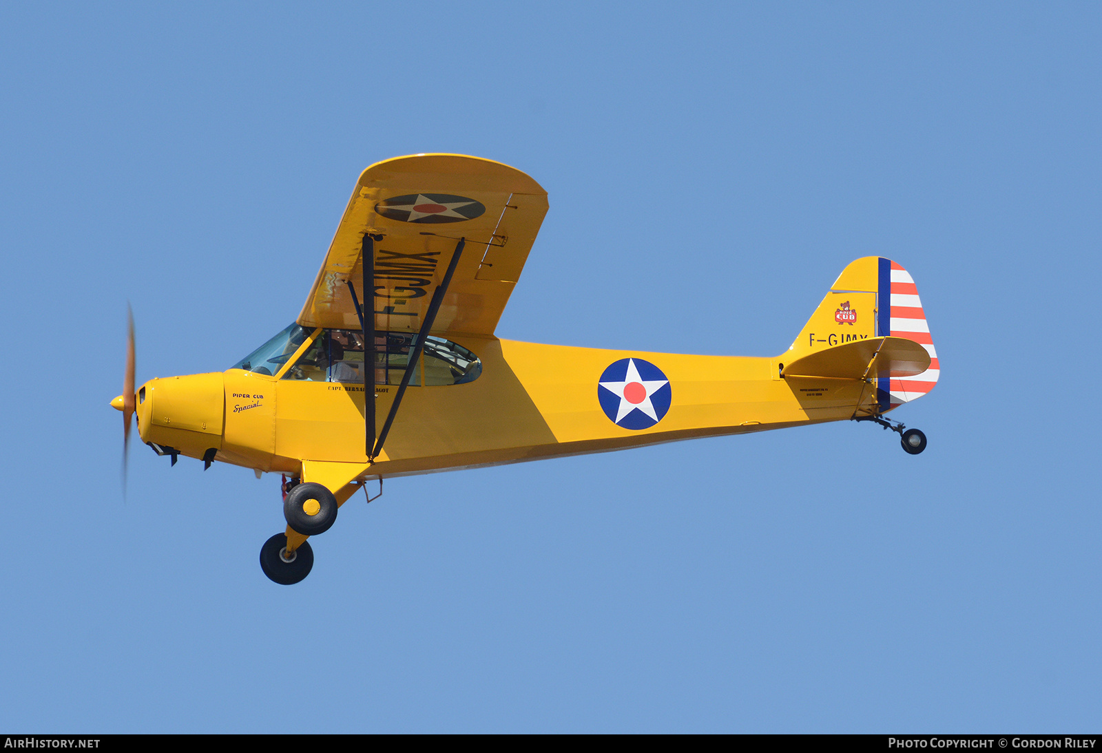Aircraft Photo of F-GJMX | Piper PA-11 Cub Special | USA - Air Force | AirHistory.net #743908
