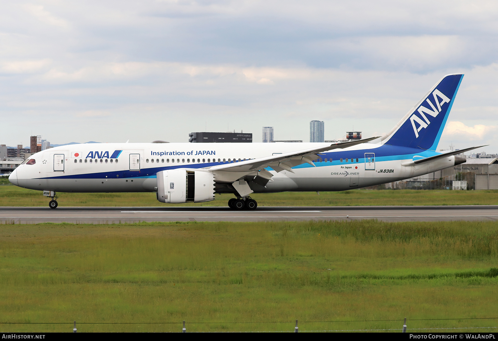 Aircraft Photo of JA838A | Boeing 787-8 Dreamliner | All Nippon Airways - ANA | AirHistory.net #743934