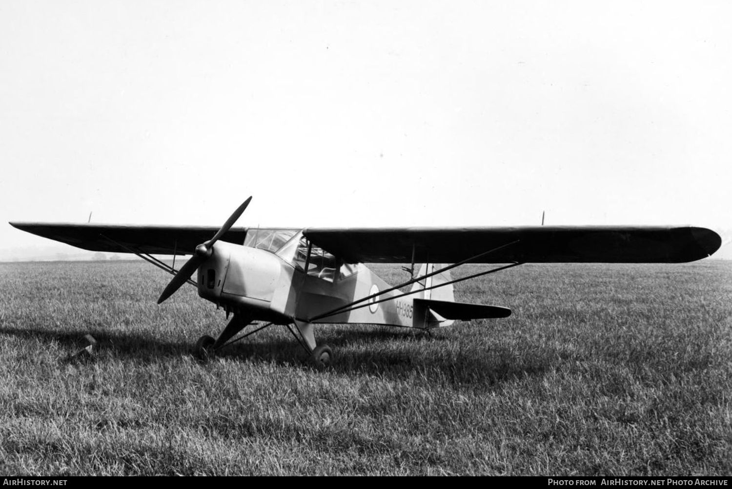 Aircraft Photo of HH985 | Taylorcraft Plus C-2 | UK - Air Force | AirHistory.net #743955