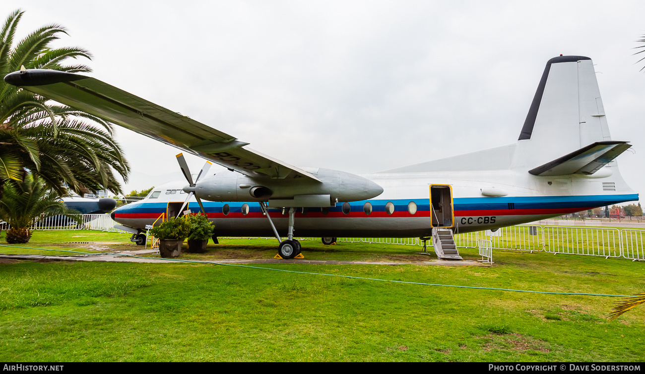 Aircraft Photo of CC-CBS | Fairchild F-27J | Aeronor Chile | AirHistory.net #743956