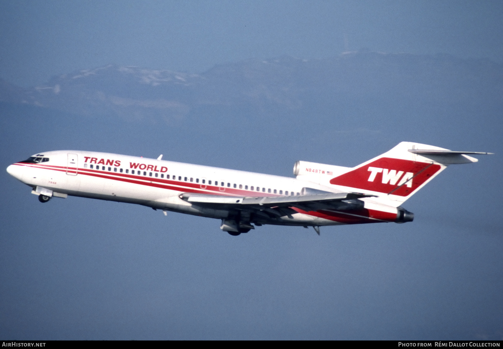 Aircraft Photo of N848TW | Boeing 727-31 | Trans World Airlines - TWA | AirHistory.net #743982