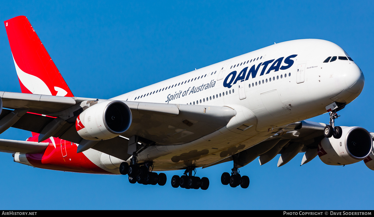 Aircraft Photo of VH-OQI | Airbus A380-842 | Qantas | AirHistory.net #743991