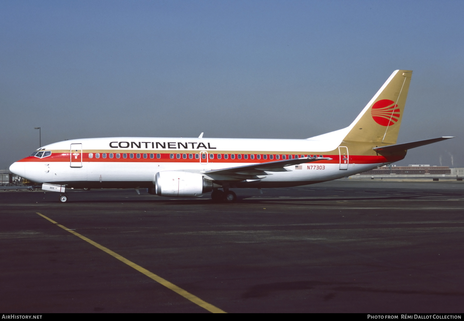 Aircraft Photo of N77303 | Boeing 737-3T0 | Continental Airlines | AirHistory.net #743996