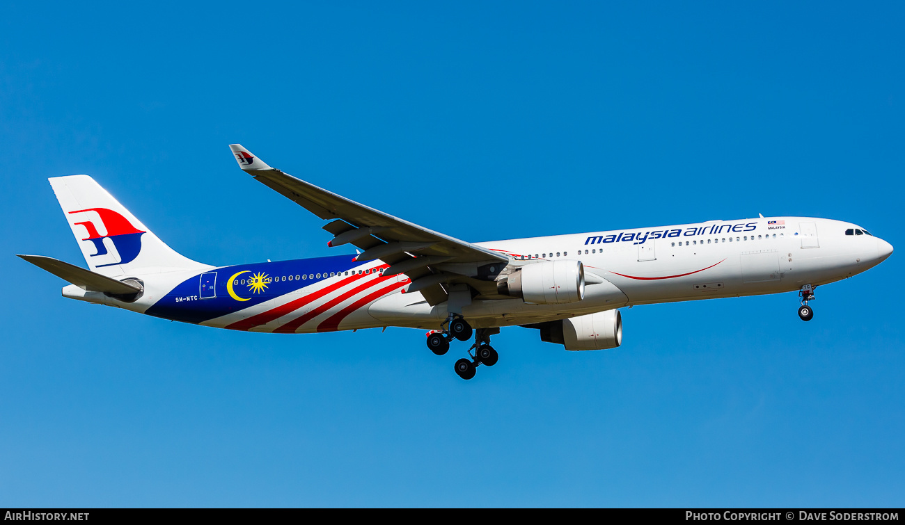 Aircraft Photo of 9M-MTC | Airbus A330-323 | Malaysia Airlines | AirHistory.net #744010