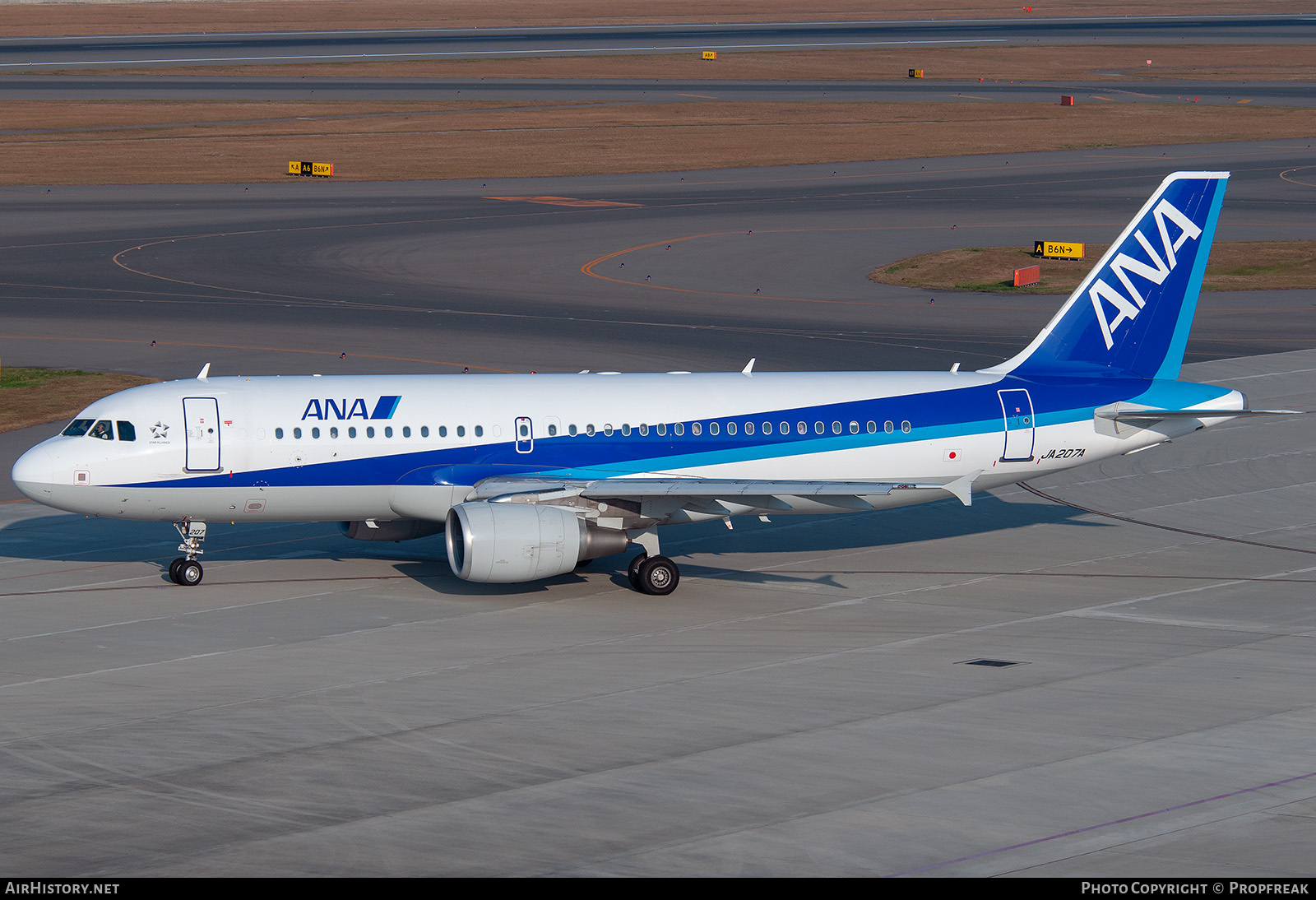 Aircraft Photo of JA207A | Airbus A320-214 | All Nippon Airways - ANA | AirHistory.net #744045