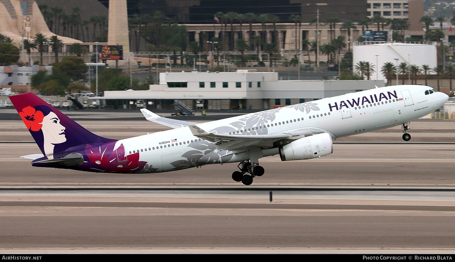 Aircraft Photo of N360HA | Airbus A330-243 | Hawaiian Airlines | AirHistory.net #744064