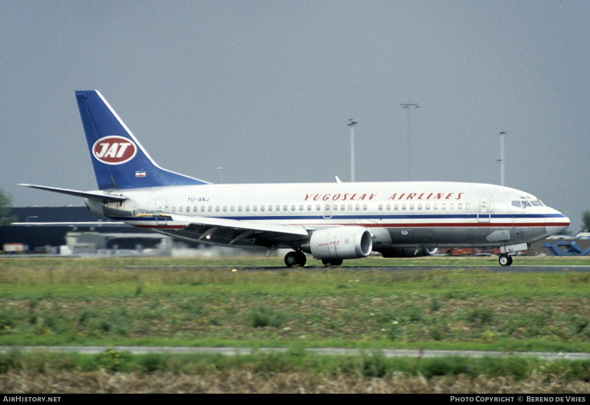 Aircraft Photo of YU-ANJ | Boeing 737-3H9 | JAT Yugoslav Airlines - Jugoslovenski Aerotransport | AirHistory.net #744117
